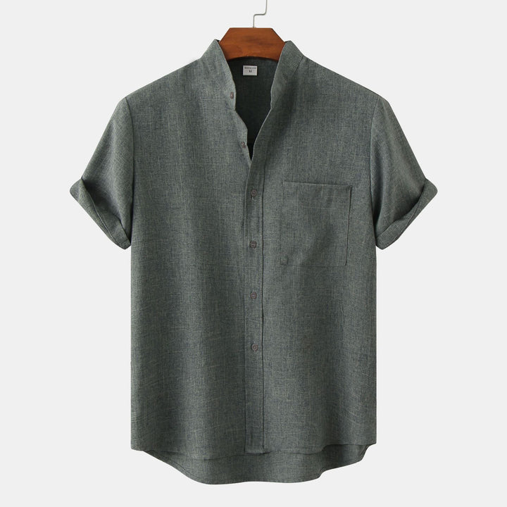 Cazel | Chemise en coton unie avec boutons