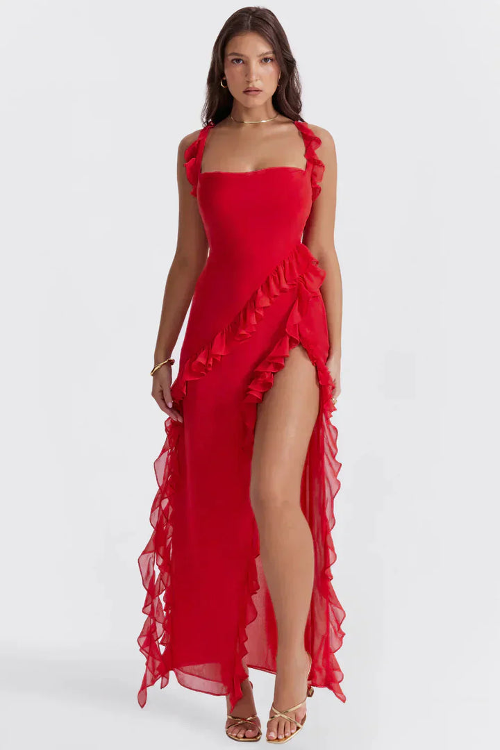 Cazel | Robe élégante avec jambes ouvertes