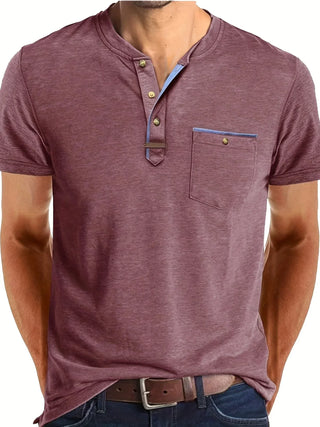 Cazel | T-shirt col rond élégant avec poche