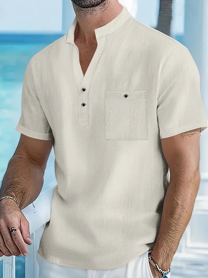 Cazel | Chemise élégante à manches courtes