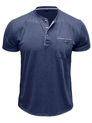 Cazel | T-shirt col rond élégant avec poche