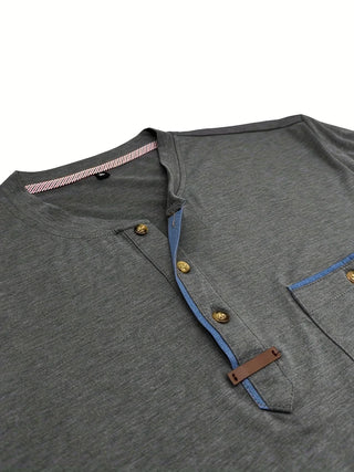 Cazel | T-shirt col rond élégant avec poche
