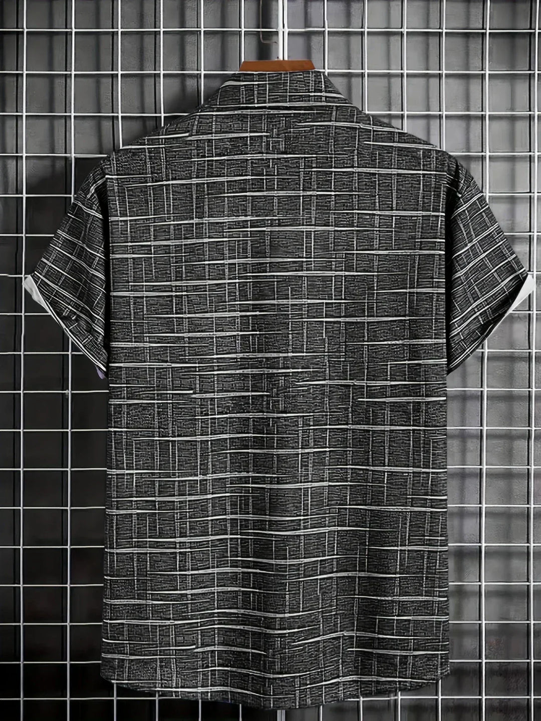 Cazel | Chemise élégante à motif rayé et à carreaux