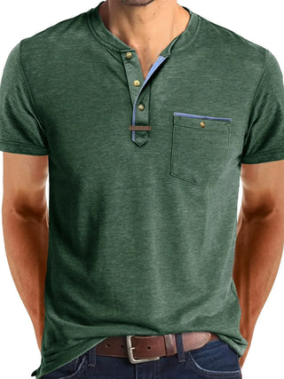 Cazel | T-shirt col rond élégant avec poche
