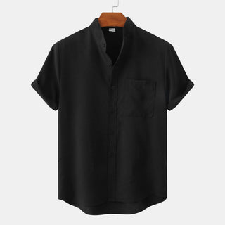 Cazel | Chemise en coton unie avec boutons
