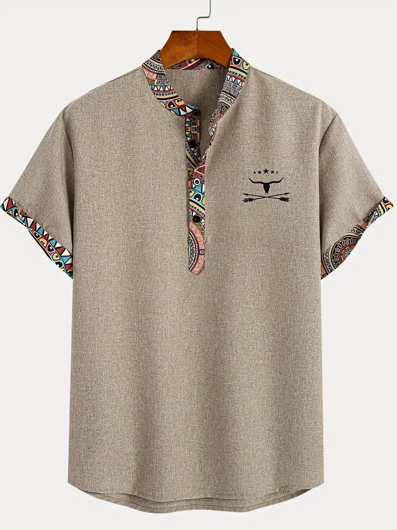 Cazel | Chemise élégante à manches courtes
