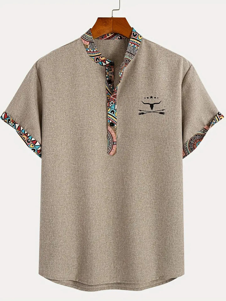 Cazel | Chemise élégante à manches courtes