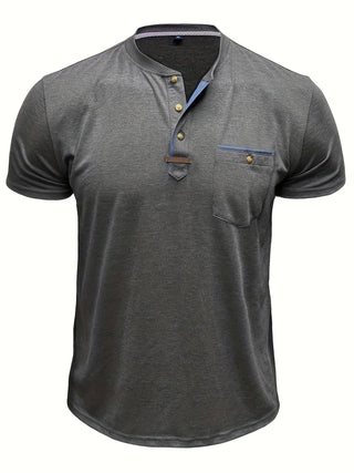 Cazel | T-shirt col rond élégant avec poche