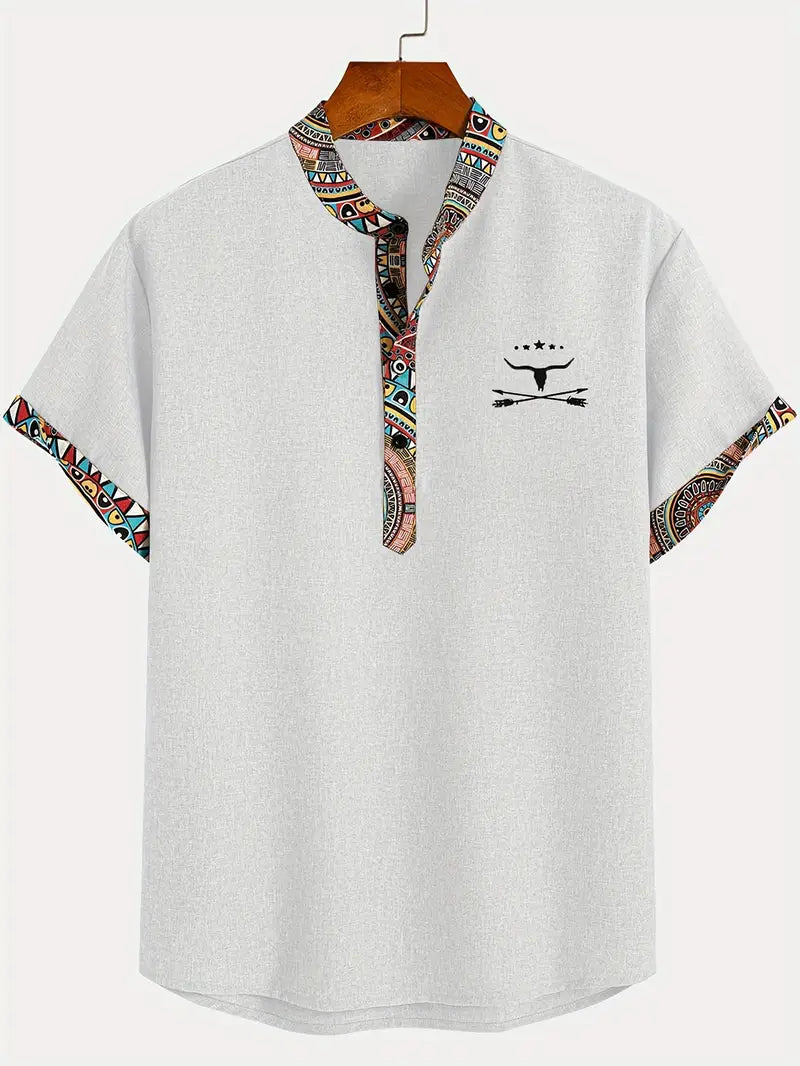 Cazel | Chemise élégante à manches courtes