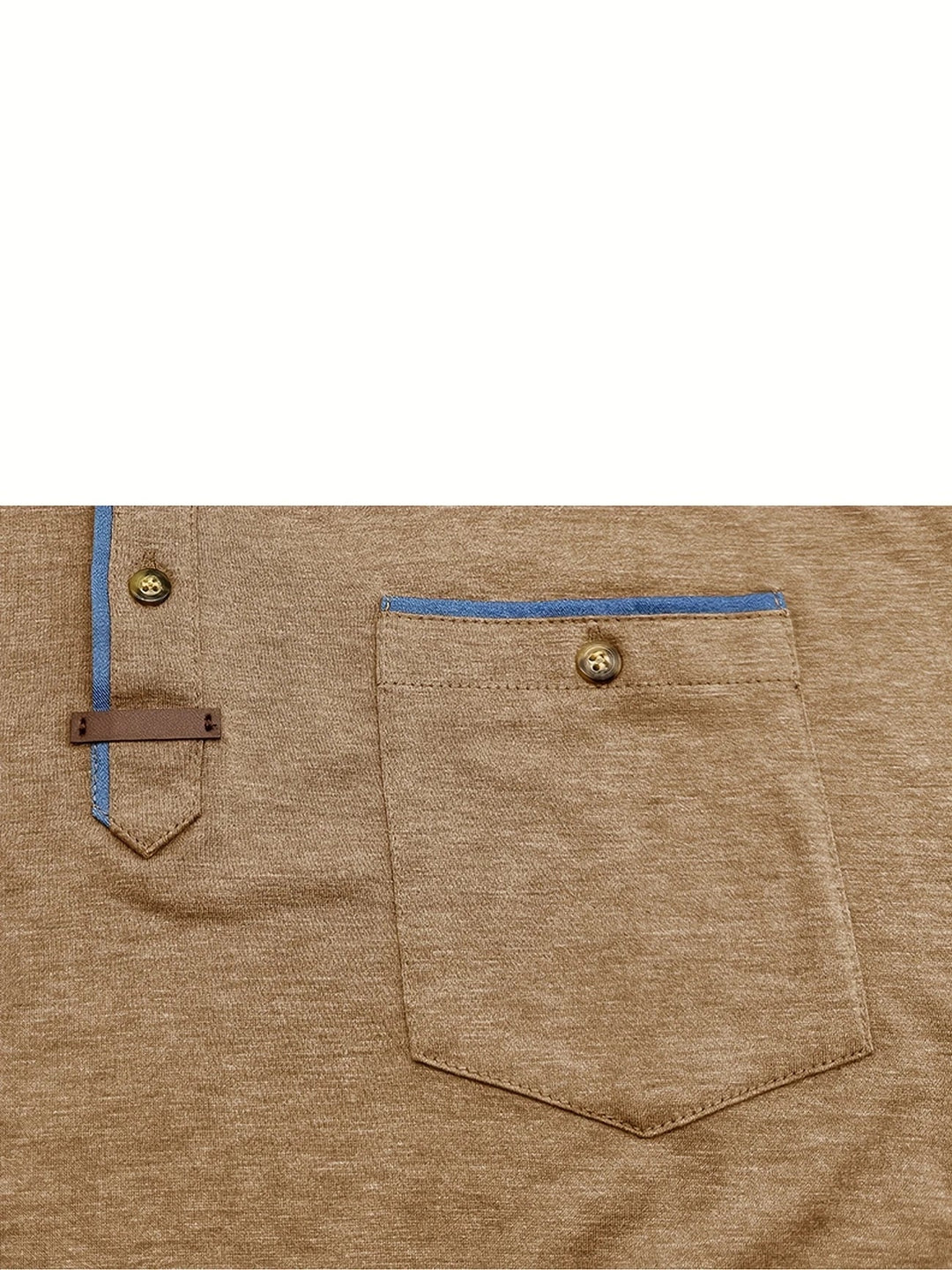 Cazel | T-shirt col rond élégant avec poche