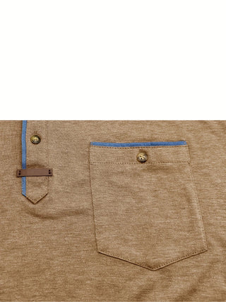 Cazel | T-shirt col rond élégant avec poche